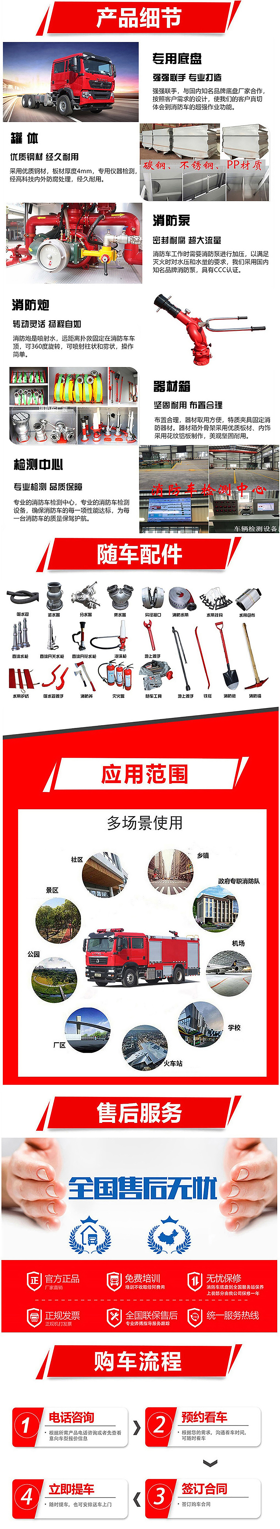 豪沃17吨水罐消防车